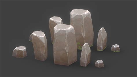 Stylized Stones Minipack Download Free 3d Model By Sereda