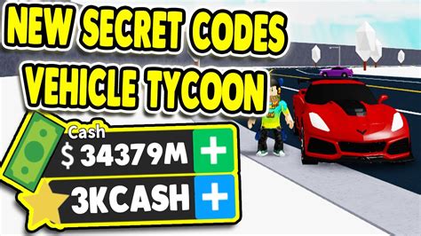 All Op Working Codes Roblox Vehicle Tycoon Youtube How To Get Free