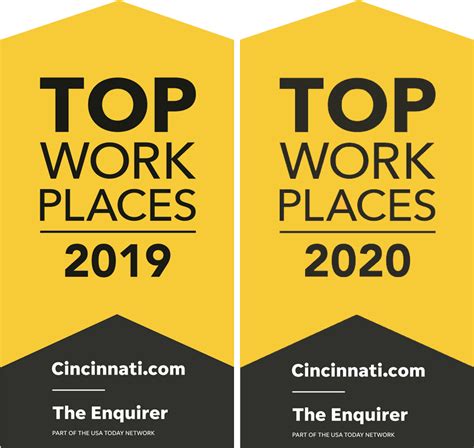2019 2020 Top Workplace Logos Montgomery Ohio