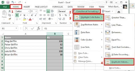 Excel 2016 And 2013 How To Highlight Duplicate Or Unique Values