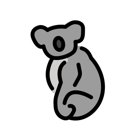 Koala Emoji Clipart Free Download Transparent Png Creazilla