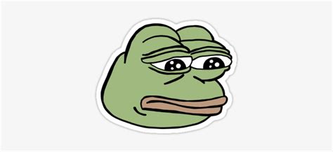 Download Sad Frog Meme Png Png And  Base