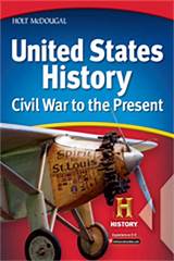 United States History Civil War To The Present Online Te Tbook