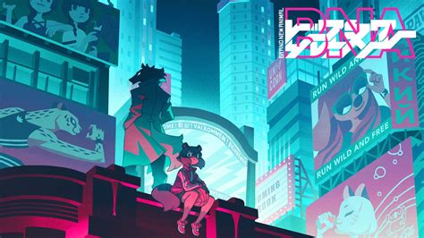 Brand New Animal Bna Hd Wallpaper Vibrant Anime Cityscape
