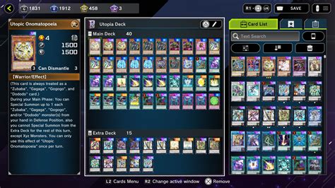 My New And Improved Utopia Deck More Info In The Comments Rmasterduel