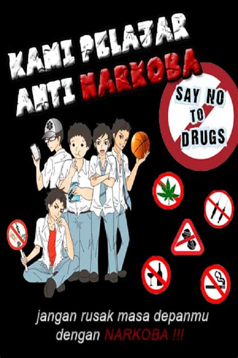 Poster Anti Narkoba Art Poster Narkoba Art Kartun Desain Poster