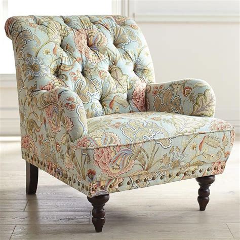 We offer carefully chosen vintage armchairs to suit any budget. Chas Blue Floral Armchair | Floral armchair, Upholstered ...