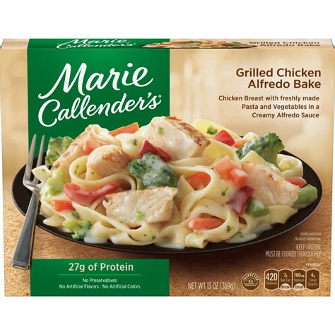 Best marie calendars thanksgiving dinner from frozen meals the whole family will love. MARIE CALLENDERS Grilled Chicken Alfredo Bake Dinners | Conagra Foodservice