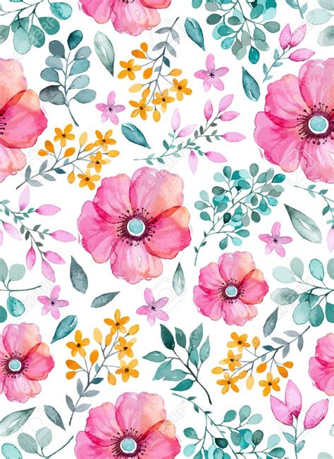 Pin By Elena On обои Watercolor Flower Background Watercolor Flowers