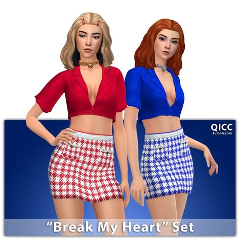 Break My Heart Set Sims 4 Maxis Match Sims