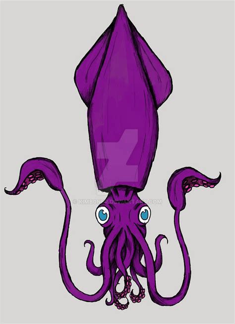 Purple Squid 2 By Kimb0ner On Deviantart