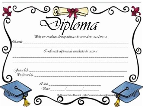 50 Modelos De Diplomas Para Editar Ufreeonline Template