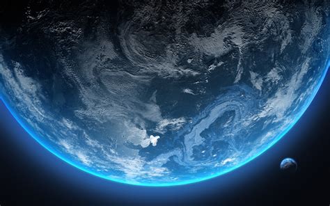 Planet Earth Wallpaper 4k Orbit Outer Space Cosmos