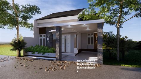 Desain Rumah Minimalis Modern 3 Kamar Homecare24