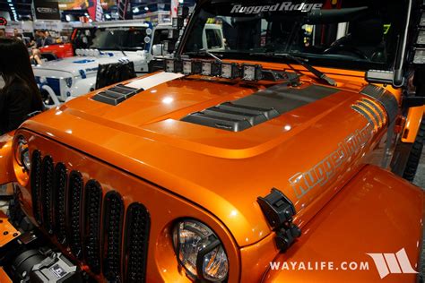 2017 Sema Rugged Ridge Orange Jeep Jk Wrangler Unlimited Wayalife