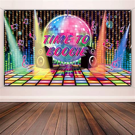 70s Theme Party Decorations Disco Backdrop Banner 70s Photo Booth