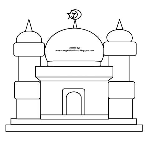 The page you are looking for couldn't be found. Mewarnai Gambar: Mewarnai Gambar Sketsa Masjid 17