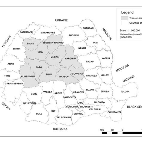 Geographical Position Of Transylvania Region Download Scientific Diagram