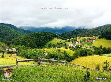 Cloudy And Rainy Day In The Village Of Zaovine Western Serbia