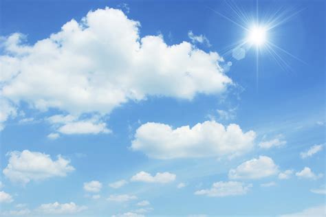 Free Photo Sunny Sky Blue Bright Clouds Free