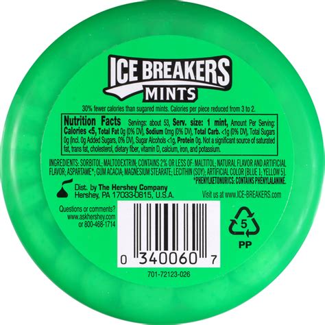 Ice Breakers Mints Sugar Free Spearmint Oz Instacart