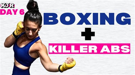 KILLER Shadow Boxing Abs Workout Dumbbells KO R DAY SYLVIA NASSER YouTube