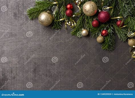 Christmas And New Year S Background With Christmas Brunch And Christmas