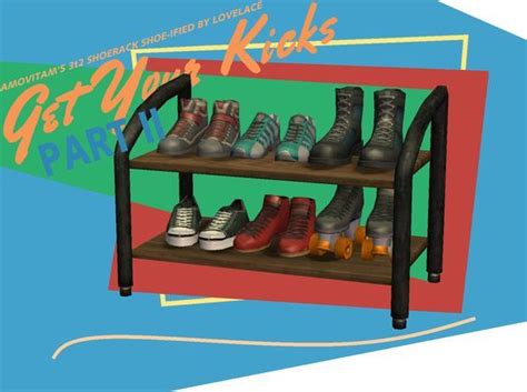 Shoe Rack Sims 4 Cc Furniture Sims Sims 4 Cc Shoes