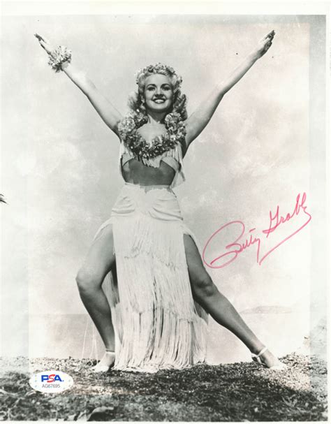 Betty Grable Signed Coney Island 8x10 Photo Psa Hologram Pristine