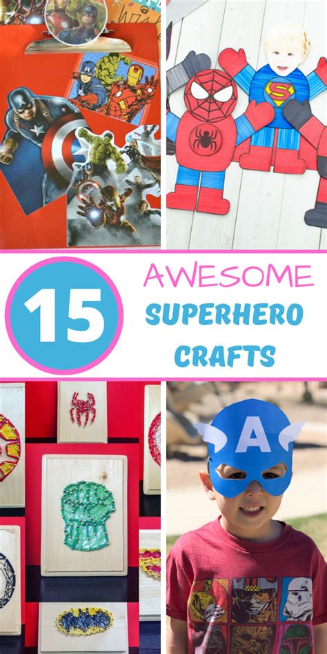 15 Amazing Superhero Crafts For Kids In 2020 Superhero Crafts Fun