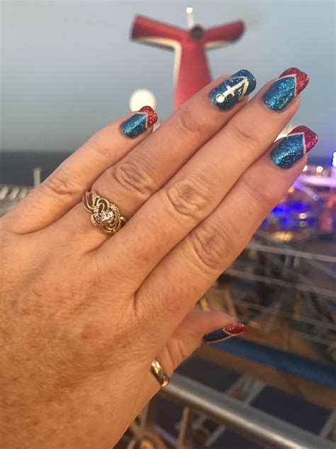 Carnival Cruise Nails Cruise Nails Carnival Nails Vacation Nails