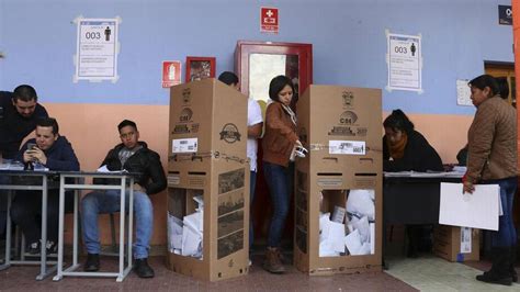 Resultado Electoral En Ecuador Tardará Tres Días En Conocerse El