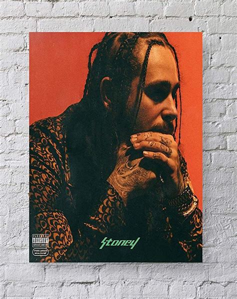 Llp Post Malone Poster Standard Size 18 Inches By 24 Inches Post