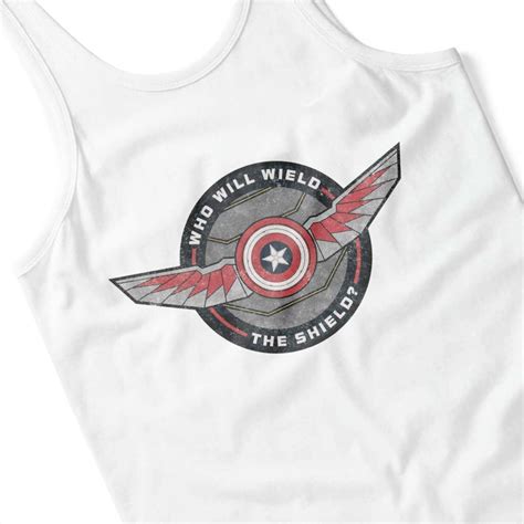 Xxl White Marvel Captain America Who Will Wield The Shield Mens