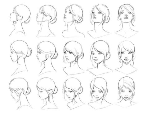 Female Face Drawing Reference And Sketches For Artists