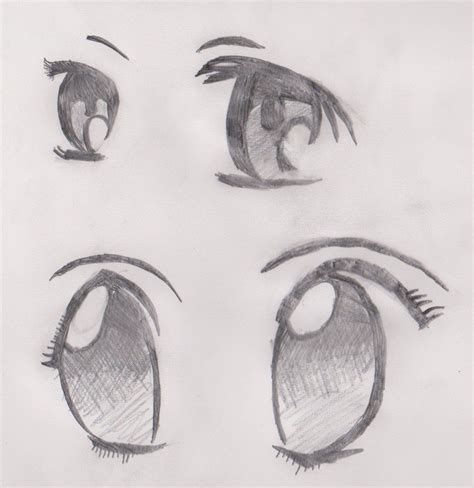 New How To Draw Anime Eyes With Pencil