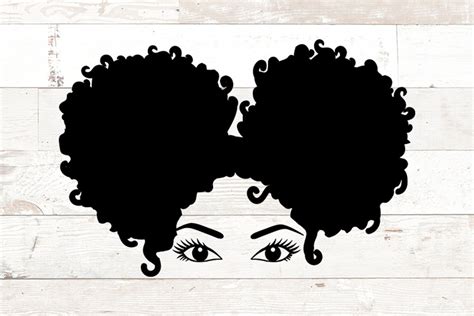 Black History African American Black Woman Afro Puffs Svg 478105