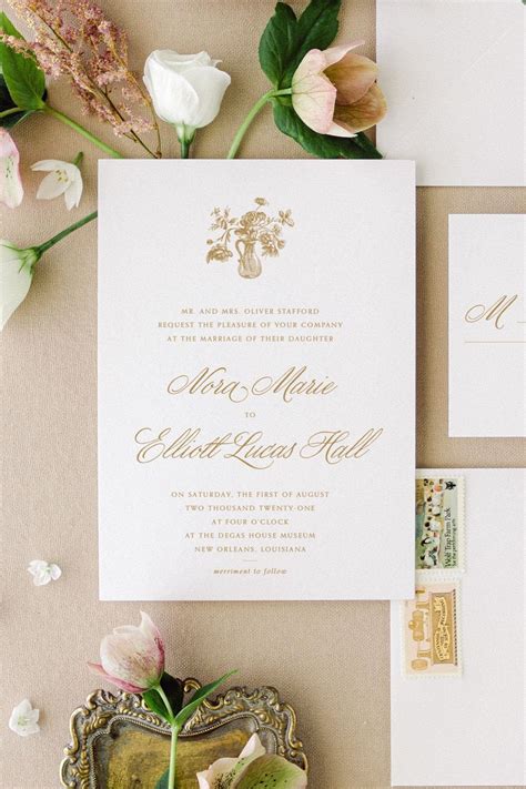 No 10 Wedding Invitation Digitally Printed — Betty Lu Paperie