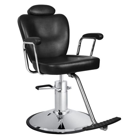 The Milano All Purpose Salon Chair Features Removable Headrest Steel Arms With Black Accents