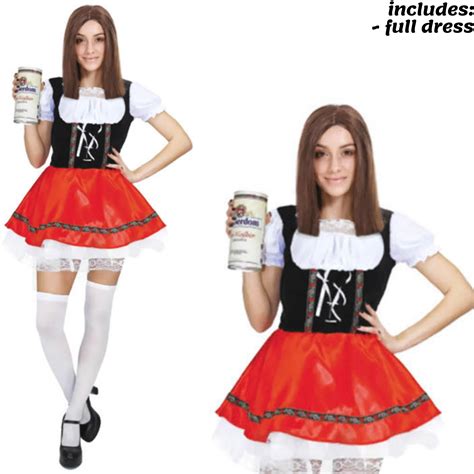 sexy adult beer girl dress costume oktoberfest fancy cosplay outfit