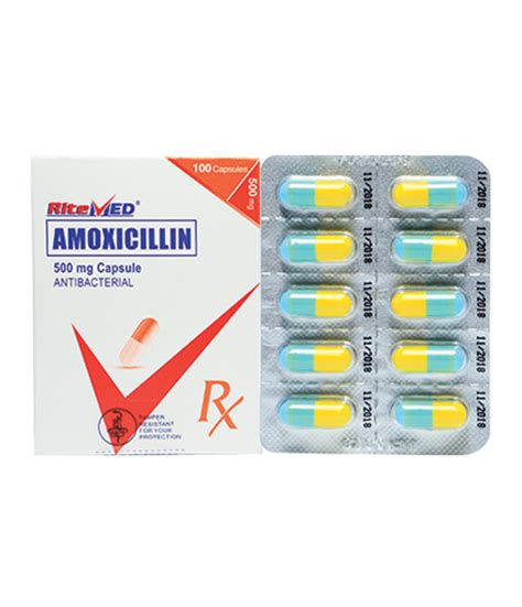 Amoxicillin 500mg Capsule Ritemed Rose Pharmacy ﻿online Drugstore