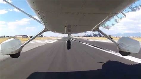 Cessna 172 A Very Cool View From The Landing Gear Youtube