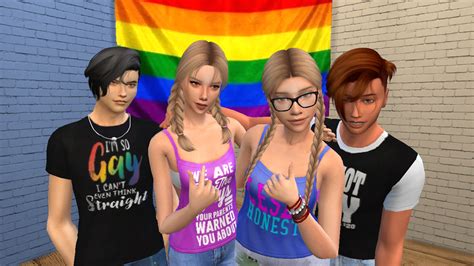 Clare Siobhan Nerd Stuff Sims Carnival Gay Pride Characters