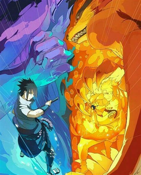 Naruto Vs Sasuke Cell Phone Wallpaper Hd Picture Image