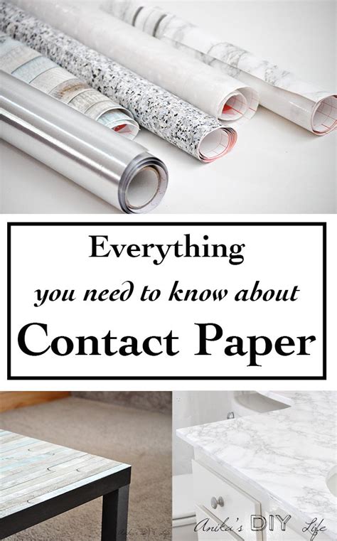 What To Do With Contact Paper My Web Value