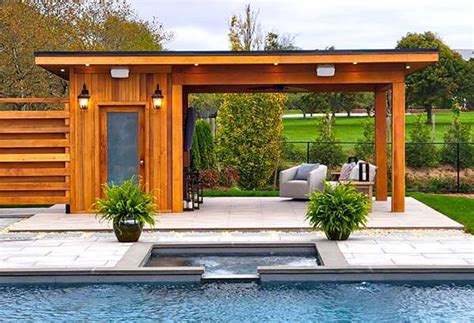 Luxurious Pool House Cabana Kits Summerwood Products