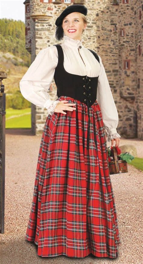 Scottish Plaid Skirt With Images Plaid Skirts Scottish Dress