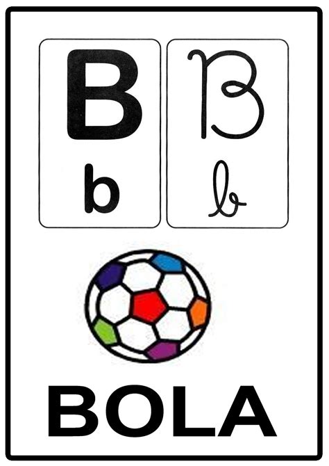 Letra B Para Colorear Árbol Abc Letra B Preescolar B22