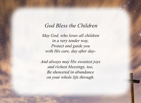 God Bless The Children Free Children Poems