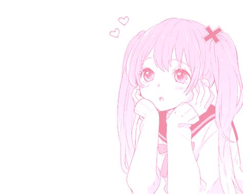 Pretty Cute Mine Kawaii Manga Student Myedit Pink Pastel